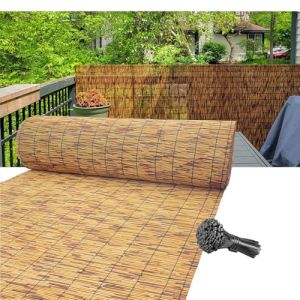 G&eacute;n&eacute;rique Brise Vue P Balcon Exterieur, 50cm A 160cm De Hauteur Brise-Vue en Bambou, Occultant Canisse Brise Vue, Naturel Bambou Cl&ocirc;ture pour Jardin, Balcon, Arri&egrave;re-Cour, Patio(50 * 100cm) (JLMWG, neuf)