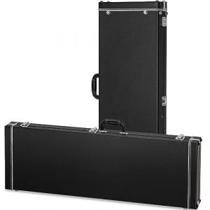 CAHAYA Étui Rigide pour Guitare Électrique: avec Rembourrage de 30mm d'épaisseur Uniquement St Étui Rigide Électrique avec 2 Clés et Poignée Confortable Rembourrée Épaisse Noir (Cahaya Music, neuf)