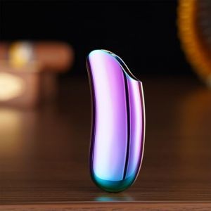 Miaoyak Coque en m&eacute;tal durable finition chrom&eacute;e pour petit Bic J5 J25, fabriqu&eacute;e en alliage de zinc, briquet non inclus. (NAIXUE-FR, neuf)