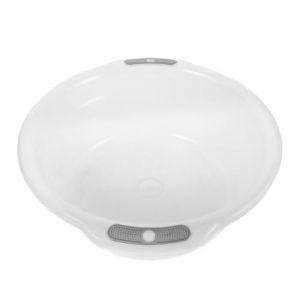 Gogogmee Bac Transparent Portable avec Poign&eacute;es Bassine Plastique Ronde pour Bain de Lavage Main et Linge Cuvette Bain Pratique et L&eacute;g&egrave;re (Xiaanmall, neuf)