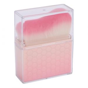 LUCKDANO Pinceau de Maquillage &agrave; T&ecirc;te Plate Coud&eacute;e, Pinceau Cosm&eacute;tique Portable, de Fond de Teint Doux pour une Application de Maquillage Impeccable et un Nail Art, d&eacute;grad&eacute; Rose (d&eacute;grad&eacute; rose) (Ladrim, neuf)