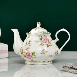 SOREZE Th&eacute;i&egrave;re europ&eacute;enne en Porcelaine de 400ML, Service &agrave; th&eacute; Anglais de l'apr&egrave;s-midi, th&eacute;i&egrave;re en Porcelaine, cafeti&egrave;re r&eacute;sistante &agrave; la Chaleur (zhengweishanghangamz, neuf)