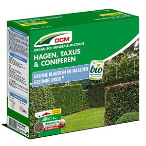 Engrais Haies, Ifs & Conifères DCM 3 KG - Pour fertiliser tous les types de haies, ifs et conifères, arbres résineux et sapins (garoma, neuf)