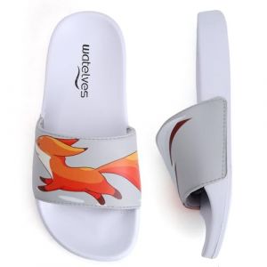 WateLves Claquette Enfant Fille Gar&ccedil;on Chaussons Enfants Tongs Sandales &eacute;t&eacute; Plage Piscine Pantoufles Chaussures de Douche Antid&eacute;Rapantes(Renard 30/31EU) (MingZhaoMaoYi-EU, neuf)