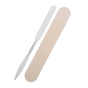 IWOWHERO Spatule Acier Inoxydable Pour Mélanger Maquillage Longue Spatule Métallique Pour Fond De Teint Et Cosmétiques De (Langeriy, neuf)