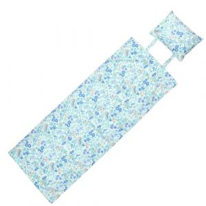 GORGECRAFT Chaise de Plage en Toile de Rechange pour Chaise Longue 141x43cm Tissu Remplacement Chilienne Inclinable avec Oreiller pour Jardin Cour Chaise de Camping Chaises Longues Imprimé Bleu Violet (GORGECRAFT FR, neuf)