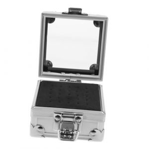 VICASKY Bo&icirc;te de Rangement Embouts Ponceuse Ongles Alliage Zinc Organisateur Pratique pour T&ecirc;tes de Polissage Manucure Protection et Stockage Facile pour Accessoires Ongles (Covenant of Nauru, neuf)