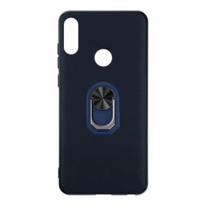 UOGNADGD Coque Flexible + Support &agrave; Anneau Compatible avec ASUS Zenfone Max Pro M2 ZB631KL Housse Antichoc pour T&eacute;l&eacute;phone avec Support Magn&eacute;tique Style M&eacute;ca (Noir + Bleu) (DINGDANGG, neuf)