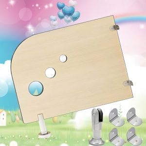 Cloison de s&eacute;paration &eacute;tanche pour urinoir Enfant, Panneau de s&eacute;paration Mural &eacute;tanche pour urinoir, cloison de Protection pour Toilettes fix&eacute;e au Sol (Bois, 600 x 600 mm / 23,62 x 23,62 pou (薛田田888, neuf)