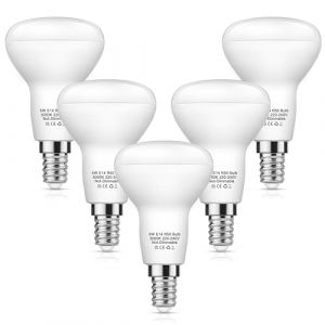 EvaStary Ampoule Spot LED E14 R50 Blanc Chaud 3000K, 5W &Eacute;quivalent Halog&egrave;ne 40W, Ampoules LED R&eacute;flecteur R50, Culot E14 Lumi&egrave;re 120 Degr&eacute;s, Non Dimmable, Lot de 5 (MaLESAC, neuf)