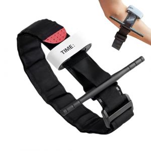 Sangle de garrot - Tourniquet, bandage hémostatique, garrot à une main, garniture de premiers soins d'urgence | Sangle de ruban garanti de garrot portable, Contrôle du sang Single pour le combat, (bibortior, neuf)