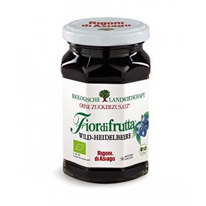 Rigoni di Asiago Fiordifrutta Pâte à tartiner aux myrtilles sauvages bio 250 g (Special-Fitness, neuf)