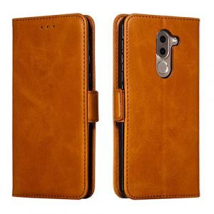 LMFULM&reg; &Eacute;tui pour Honor 6X / Huawei GR5 2017 (5,5 Pouces) PU Cuir Couverture Magn&eacute;tique Portefeuille Protection Housse Stent Fonction Flip Cuir pour Honor 6X / Huawei GR5 2017 Jaune (LMAZWUFULM, neuf)