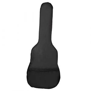 Housse de transport pour guitare, étui de transport pour guitare, housse de transport pour guitare folk, fermeture éclair, étanche, pour guitare électrique, basse, noir, 41 pouces, étui pour guitare p (thouandWei, neuf)