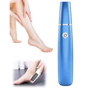 Rapeuse Pieds électrique,Rapeuse Pieds Electrique Puissante, Ponceuse Pieds Electrique,Râpe électrique Pied,Rape Pied,Soin Pieds Peau Neuve,Soin des Pieds pour Femmes Hommes Pédicures (Bleu) (9suYzi, neuf)