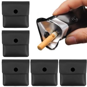 5 Cendriers Portables en PVC Ignifug&eacute;s,Cendrier De Poche, Cendrier De Poche Anti Odeur, R&eacute;utilisables, Ignifuge, Sans Odeur, Poche Etrave Cendres De Cigarette (TengZhouMaiYaKeJiZiXunYouXianGongSi, neuf)