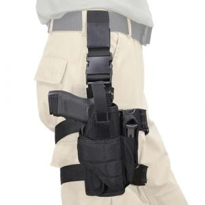 Goldmiky Holster de Pistolet,Ceinture Holster,Holster Épaule pour Transport Dissimulé,Ceinture Pistolet Élastique Réglable de Sécurité,pour Etui de Police, Chasse, Sport (Tactique Cuisse Holster) (SUIRAN-EU, neuf)