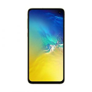 Samsung Galaxy S10e - Smartphone portable débloqué 4G (Ecran : 5,8 pouces - Dual SIM - 128GO - Android - Jaune (PrimeHub Store FR, neuf)