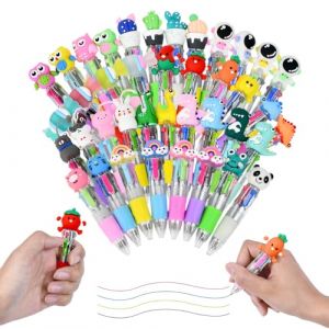 FuxFuis 40 PCS Mini Stylos &agrave; Bille, Stylo &agrave; Bille 4 Couleurs, Stylo &agrave; Bille R&eacute;tractable, Atelier des Stylos, Creation Stylo Enfant 10 Styles pour Anniversaire, Mariage, No&euml;l, Carnaval, F&ecirc;te (CRED&Iacute;VEL E CRUCIAL - UNIPESSOAL LDA, neuf)