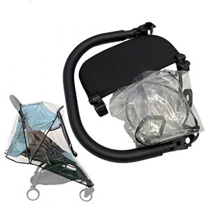 Ensemble d'accessoires pour poussette bébé compatible avec les poussettes Babyzen YOYO2,Barre de protection pour poussette bébé et planche d'extension de 15 cm et housse de pluie. (Colu Kids, neuf)