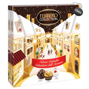 Ferrero Collection Calendrier de l'Avent 2024 avec Ferrero Rocher, Rondnoir et RaffeIIo 256g avec porte-cl&eacute;s CAIYA&reg; (culture et vous95, neuf)