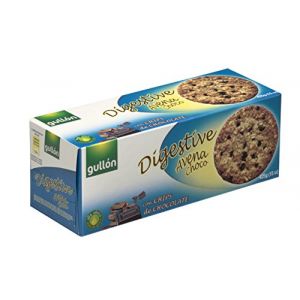 Gull&oacute;n, Biscuits Digestives, Biscuits Complet Avoine Froment et Gouttes de Chocolat Noir, 425 gr x 3 Sachets (Gourmedi, neuf)