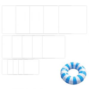 Joysuelly Kit de réparation, 15pcs kit Reparation Matelas Gonflable Autocollantes Réparatrices en TPU Patch de Piscine Rustines pour Piscine Gonflable et Matelas Gonflable (Wangshacaokeji, neuf)