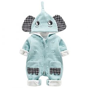 Combinaison Bebe Hiver de Neige Manteau Polaire Dinosaures Pilote Garcon Fille 12-18 Mois (WYTbaby-EU, neuf)