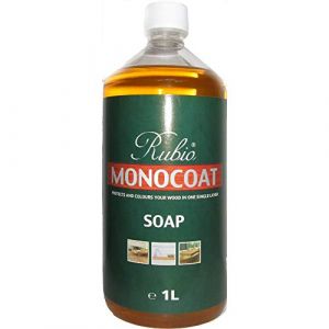 Rubio Monocoat Universal Soap (Savon Intérieur), Nettoyant Parquet Huilé, Produit Sol Écologique pour Surfaces en Bois, Produit Parquet Bois pour Surfaces Huilées, Savon pour Bois - 1 l (OnySky, neuf)
