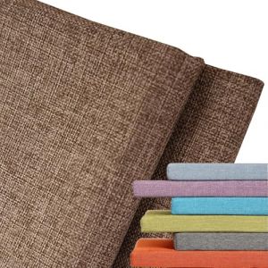 ELYSYSRL Housse de Coussin D'assise, Housse de Rechange en Lin, Lavable pour Chaise, Banc, Camping Jardin comme Coussin d'assise, Couvre-siège, avec Fermeture éclair(Light Brown,120x40x5cm) (MIUGOODEL, neuf)