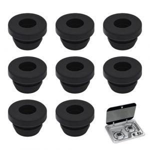 Dometic, Smev et Thetford Lot de 8 supports de casseroles, passages en caoutchouc, accessoires de plaque de cuisson pour camping-car, pieds en caoutchouc, supports de casseroles, cuisini&egrave;re &agrave; gaz avec (YeMinYu, neuf)