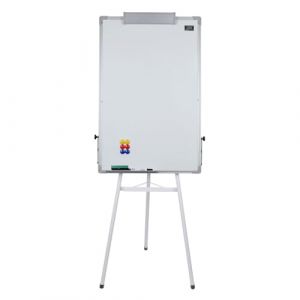 Tableau Blanc Effacable Tableau Blanc Magn&eacute;tique sur Pied, Hauteur R&eacute;glable, Portable L&eacute;ger, Effa&ccedil;able &agrave; Sec, pour Bureau, &Eacute;cole, Maison (Blanc, 60x90 cm) (hlang EU, neuf)