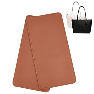 PH PandaHall 2pcs Coussin de base en cuir PU, Fond de sac &agrave; main rectangle Insert de panneau de doublure de sac pour sac &agrave; dos fourre-tout en cuir Hangdbag sac de voyage cosm&eacute;tique, marron, 15x30cm (PandaHall FR, neuf)