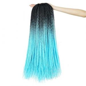 Boîte Crochet Cheveux Tresses 24 pouces Extension de Cheveux Synthétiques pour Tresses Tressage Cheveux Pré Étirés-4/27HL-24inch-CHINA-6Pcs/Lot (guangzhouliyeshangmaoyouxiangongsi 85244, neuf)
