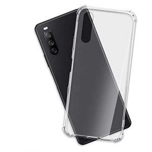 mtb more energy&reg; Coque Soft Armor pour Sony Xperia 10 III (6.0'') - Coins renforc&eacute;s - Protection de la cam&eacute;ra - 1.5mm TPU - &Eacute;tui Housse Pochette Anti Shock (mr!trade France, neuf)