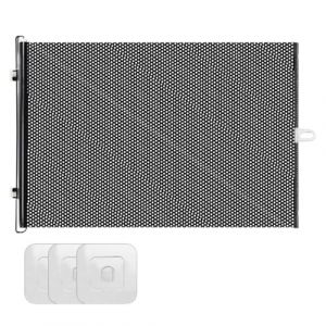 Barri&egrave;re de S&eacute;curit&eacute; pour B&eacute;b&eacute;, Barri&egrave;re d'escalier R&eacute;tractable, Hauteur 50cm/58cm, Extensible Jusqu'&agrave; 125 Cm, Barri&egrave;re de S&eacute;curit&eacute; pour Escaliers, Portes, Couloirs Et Ext&eacute;rieur (kerans, neuf)