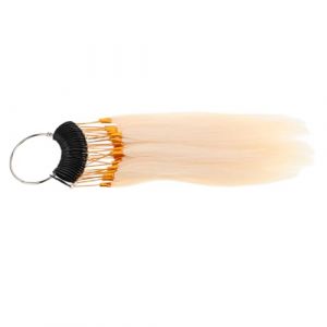 minkissy Nuancier de Mèches Cheveux Naturels pour Test de Coloration Anneaux Échantillons Cheveux Kit Mèches pour Salon et Entraînement Professionnel (Master Self, neuf)