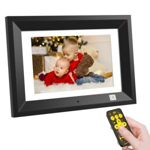 KODAK Cadre Photo Num&eacute;rique 10 Pouces avec T&eacute;l&eacute;commande, Bois Cadre Num&eacute;rique Photo avec 8Go de M&eacute;moire, &Eacute;lectronique Cadre HD pour Photos et Vid&eacute;os, Support USB, Carte SD, Auto-Rotation, Auto-on/Off (KODAK Frame Direct, neuf)