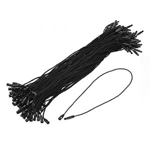sourcing map Cotton Suspendu &Eacute;tiquette Ficelle Pression Verrouillage Goupilles Boucle Prix &Eacute;tiquette Attache Plastique Balises &Eacute;pingles noir 7.8 pouce Paquet de 100 (Weisser Berg, neuf)