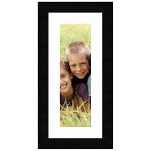 Cadres Photos pêle mêle multivues Super Blanc 1 Photo(s) 10x30 Passe Partout, Cadre Photo Mural 15x35 cm Noir, 3 cm de Largeur (RK Cadres, neuf)