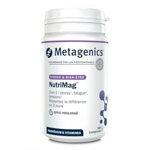 Metagenics NutriMag - Triple Action - Stress, Fatigue, Tensions - Magn&eacute;sium, Vitamine D & B6, Folate - 180 comprim&eacute;s (Metagenics EMEA, neuf)