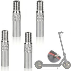 4 Pièces Extension de Valve de Pneu 39mm en Alliage d'Aluminium, Rallonge Valve Pneu Trottinette, Embout Pompe Velo pour Xiaomi M365, Xiaomi Trottinette Électrique, Dualtron, Vélo, Moto, Camio (ROBFLOR MARKET CARS, neuf)