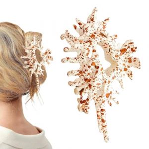 Pince &agrave; cheveux en forme de coquillage | Accessoire cr&eacute;atif pour cheveux, pince &agrave; cheveux d&eacute;corative non glissante en coquillage pour femmes, vacances, mariage, quotidien, sport, (tuyonmy, neuf)