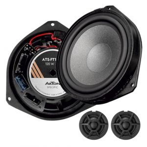 AXTON ATS-FT160C - Syst&egrave;me de composants 2 voies - Compatible avec les v&eacute;hicules FIAT Ducato - Enceinte de voiture avant Plug & Play pour montage de porte, 80 W RMS, 1 paire (AUDIOMATIV, neuf)