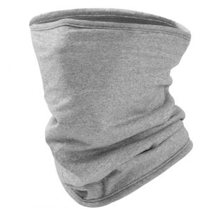 Huccik Snood Polaire Enfant - Tour de Cou Multifonction Hiver Gar&ccedil;on & Fille 6-12 Ans - Cache Cou Respirant avec Protection Visage Anti-Vent pour Ski, V&eacute;lo, Course &agrave; Pied (Gris, One Size) (Huccik, neuf)