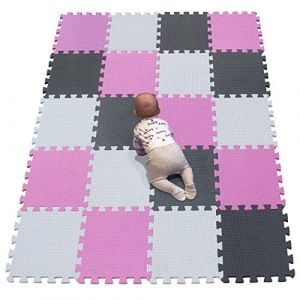 YIMINYUER® 20 Morceaux (30cmx30cmx1cm Chaque Morceau), Tapis De Puzzles Mousse Enfant, Jeu Bebe Dalle Mousse, Tapis De Sol R01R03R12G301020 (YIMINYUER TOYS, neuf)