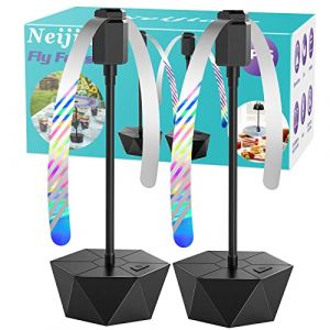 Neijiaer 2PCS Anti Mouche Ventilateur de Table, Anti Moucherons Plié et Suspendu, Ventilateur Anti Moustique Exterieur par USB ou Batterie, Repulsif Puissant pour Cuisine,BBQ, Fêtes (Noir,2PC) (Neijiaer  Boutique Spécialisée ON, neuf)