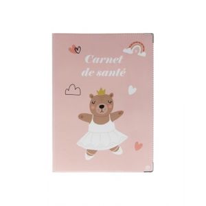 Color Pop Prot&egrave;ge carnet de sant&eacute; enfant &ndash; Fabrication Fran&ccedil;aise &ndash; pvc imprim&eacute; &ndash; Pour carnet de sant&eacute;, ordonnance- 22 x 16 cm (Imprime ballerines) (color pop, neuf)