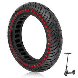 ANSENI Pneu Plein 8,5 Pouces (8 1/2x2)(50/75-6.1) Increvables pour Trottinette Électrique,Compatible Tous Modèles avec Roue 8 1/2x2, Xiaomi M365, 1S, Pro2, Gotrax, Wispeed (Point Rouge 1 unité) (ANSENI, neuf)