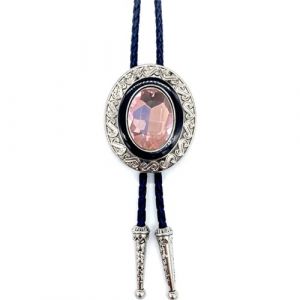DINSOAVR Cravates, faux cols, Bolos traditionnel cravate pour femmes hommes mode cristal pendentif cravate cravate western corde collier cravate de concert chemise cravate (guangzhoujucikejiyouxiangongsi, neuf)